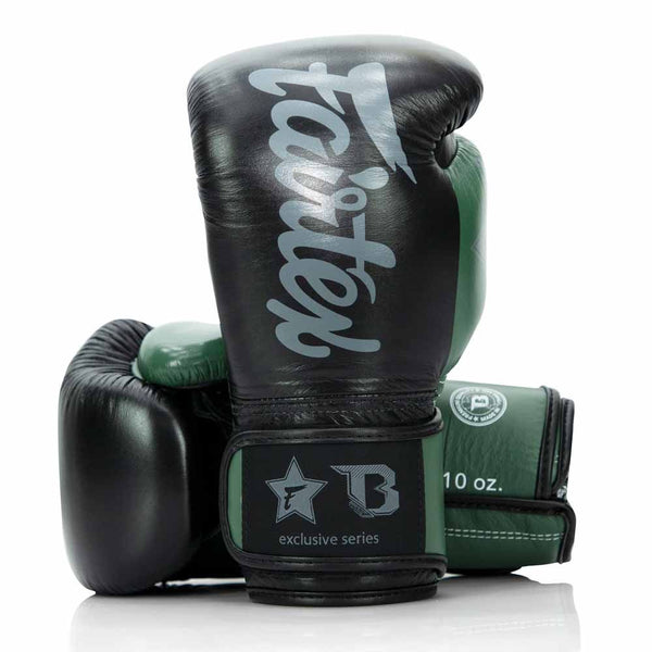 Guantoni da Boxe Fairtex x Booster FXB-BG v2 Nero/Verde