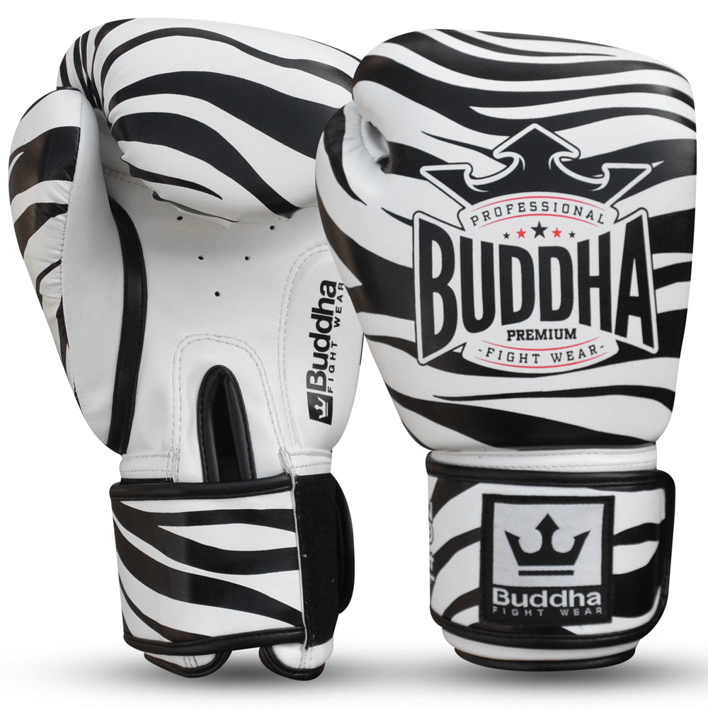 buddha fight gear Buddha Zebra Special Edition Boxing Gloves – Shark Fight Store