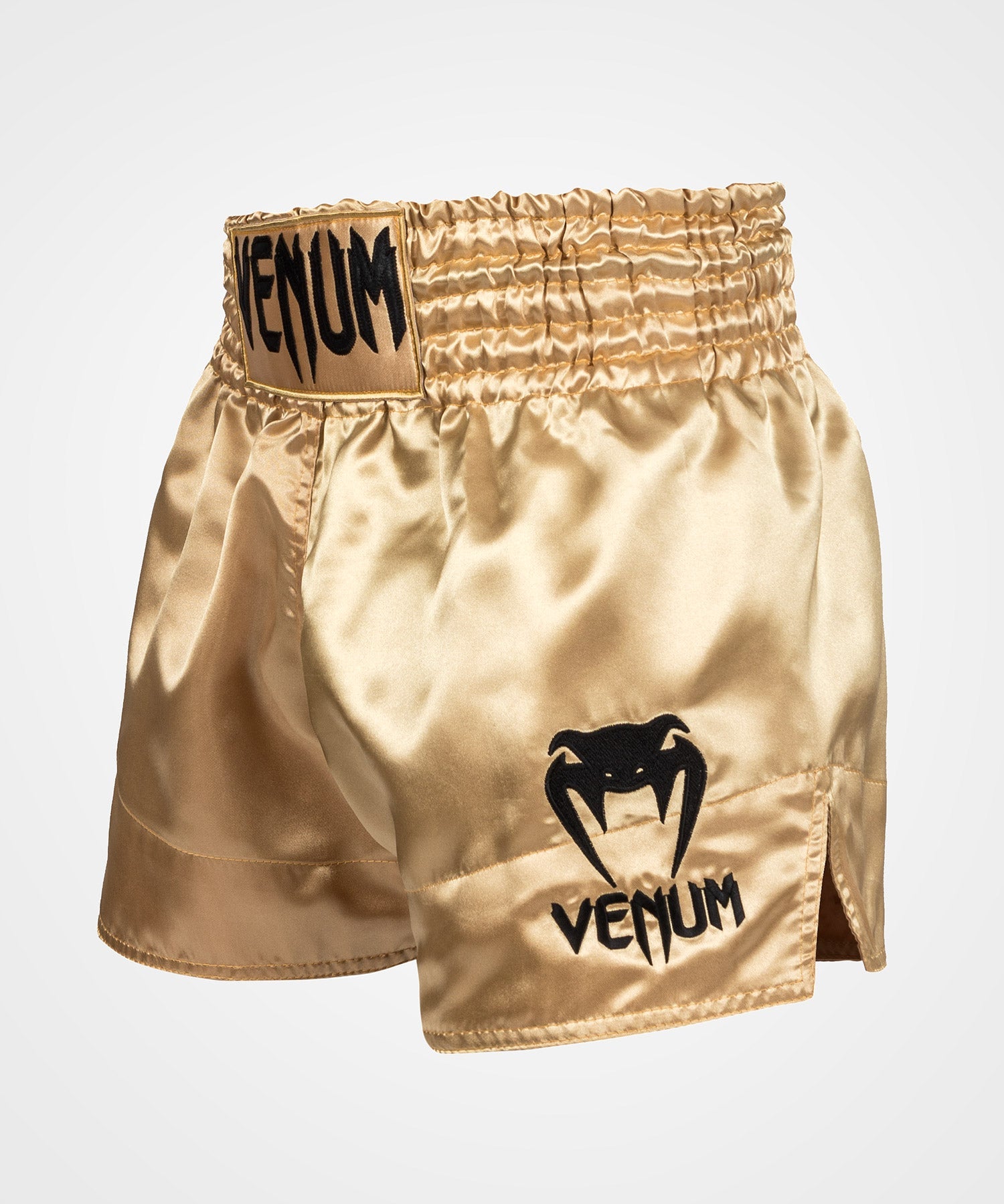 Pantaloncini Da Boxe Boxing Star - Nero E Oro - Raso Poliestere Di Qualità - Foto 1