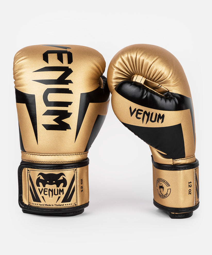 VENUM Elite Gold Boxing Gloves 