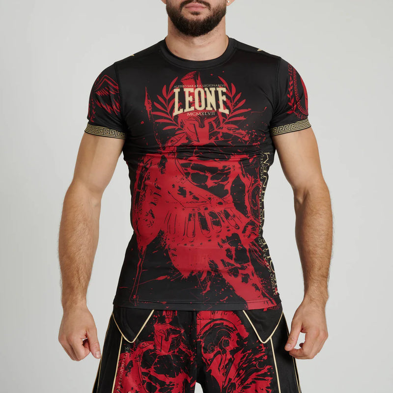Rashguard Leone 1947 Legionarivs III AB949 Nero