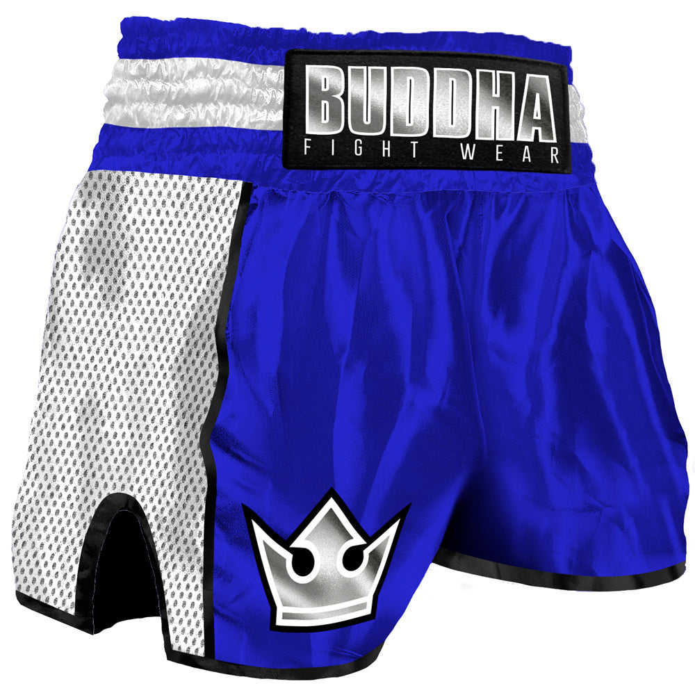 Buddha Premium Blue-White Shorts