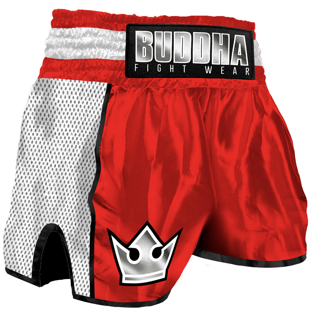 Buddha Premium Shorts Red-White