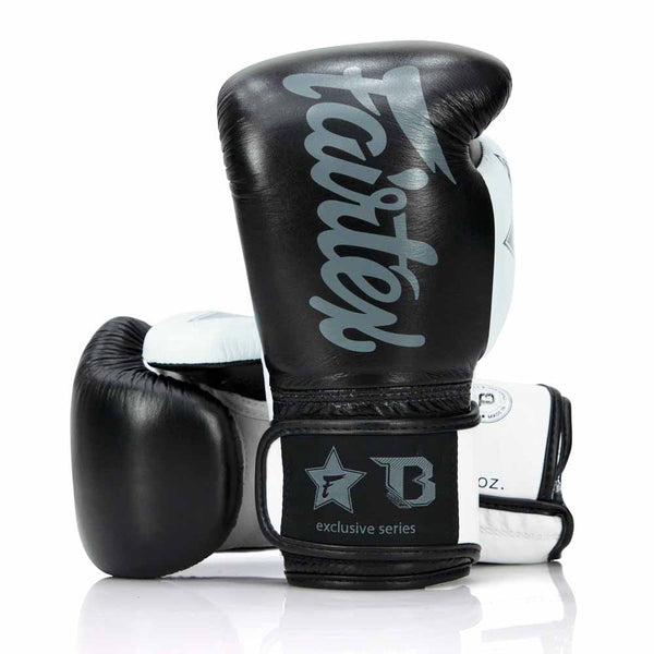 Guantoni da Boxe Fairtex x Booster FXB-BG v2 Nero/Bianco