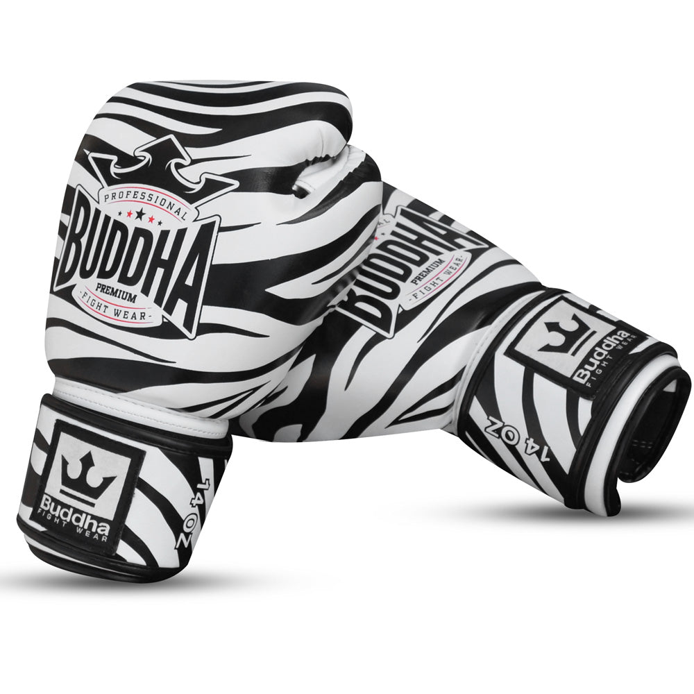 buddha fight gear Buddha Zebra Special Edition Boxing Gloves – Shark Fight Store