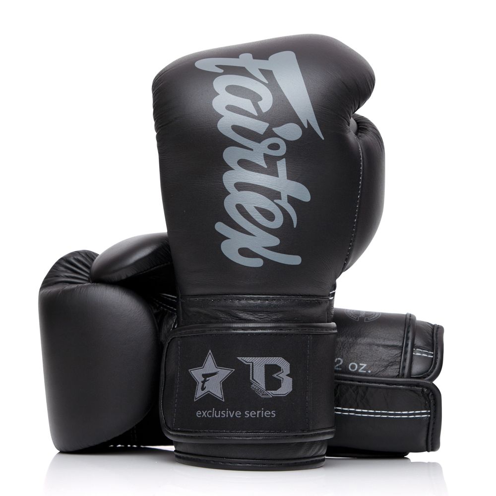 Guantoni da Boxe Fairtex x Booster FXB-BG Nero/Grigio