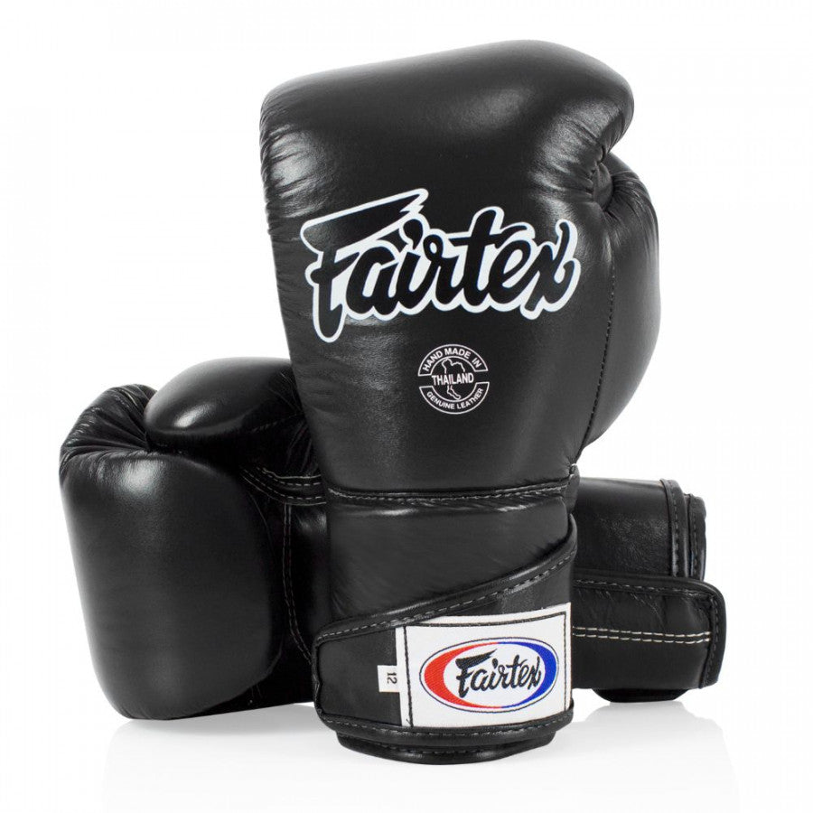 Guantoni Boxe Fairtex BGV1BR - Per Muay Thai, MMA, Kickboxing, 10oz, Nero, Ammortizzanti - Foto 9